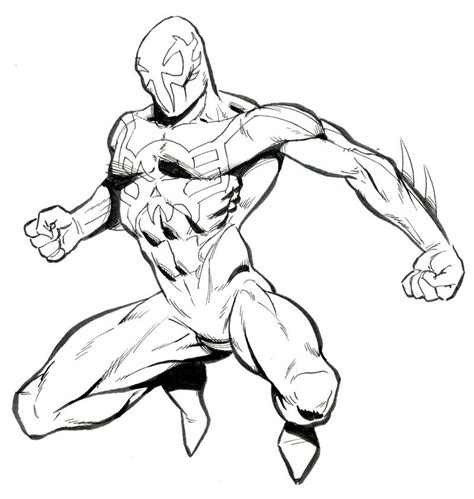 spider man 2099 coloring pages|printable spider-man pictures to color.